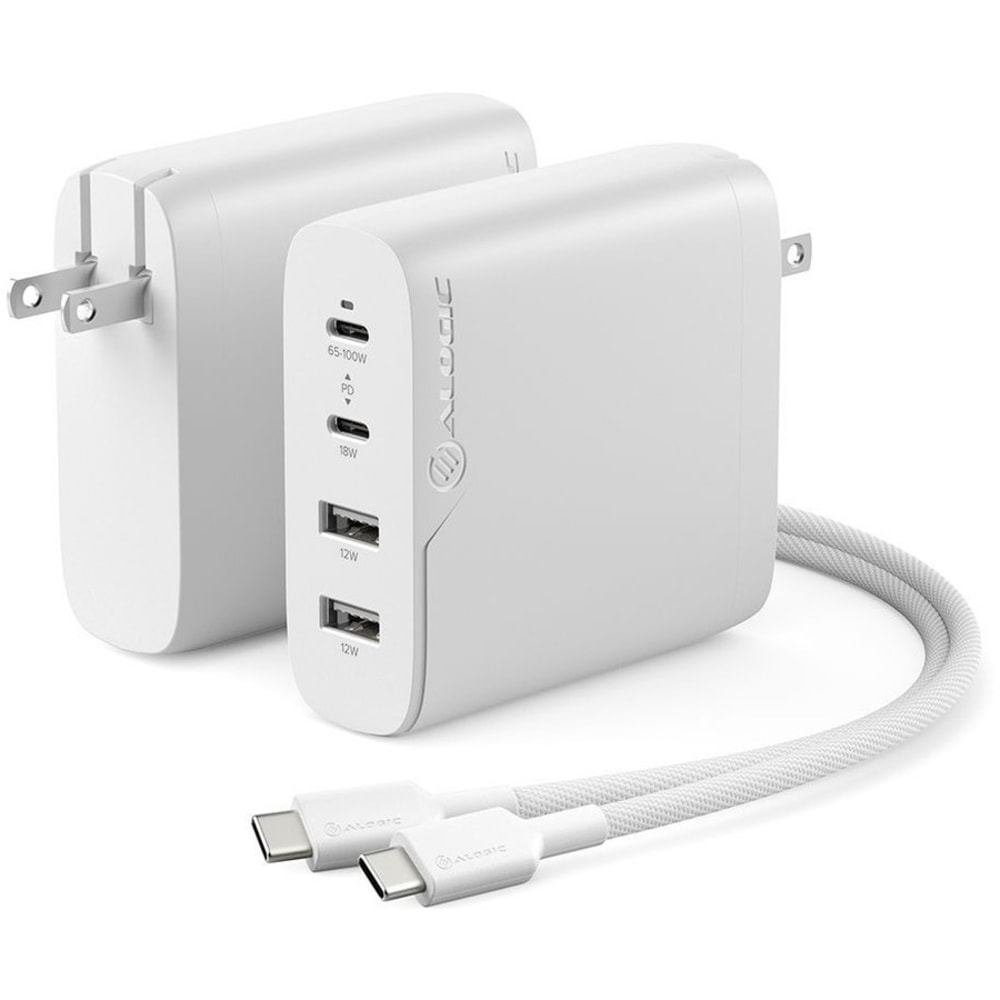 ALOGIC 4X100 Rapid Power 4 Port 100WGaNCharger - ALOGIC 4X100 Rapid Power 4 Port 100WGaNCharger - WCG4X100US MPN:WCG4X100-US