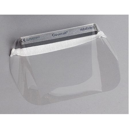 Disposable Face Shield Assembly, Clear Visor, Polyester, Anti-Fog Lens MPN:2807