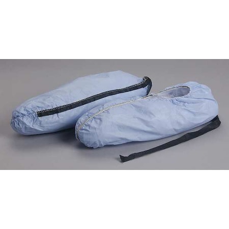 Disposable Boot Covers, Polyethylene, Polypropylene, Blue, Slip Resistant Sole: Yes, XL MPN:SH-12523-B