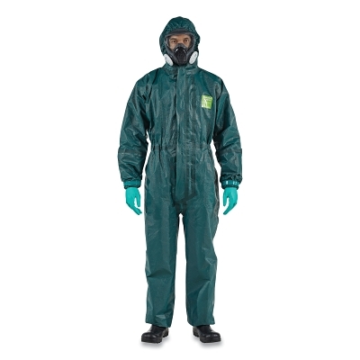 Alphatec 684000 Taped Hooded Coverall Size M MPN:GR40-T-92-111-03