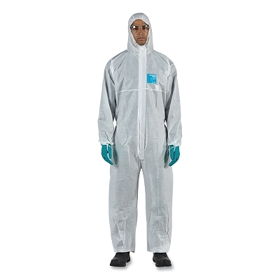 Alphatec 681500PLUS Serged Hooded Coverall Size MPN:WH15-S-92-111-03
