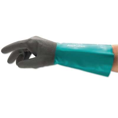 Alphatec 58535B Sz 9 Chem Rest Grn/Drk Gry 14