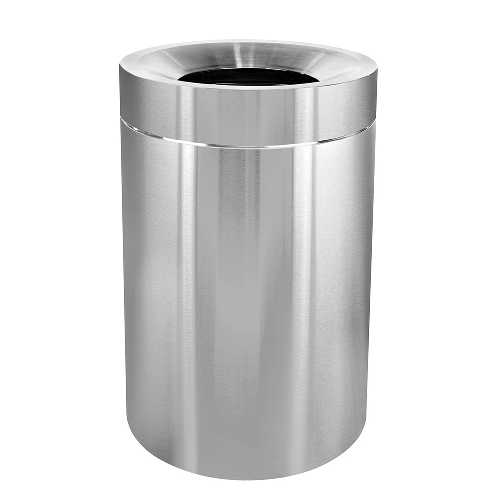Trash Cans & Recycling Containers, Type: Trash Can , Container Shape: Round , Material: Stainless Steel , Finish: Smooth  MPN:ALP475-50