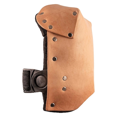 Knee Pad, Leather, Deluxe w/Neo, Tan, PR MPN:30914