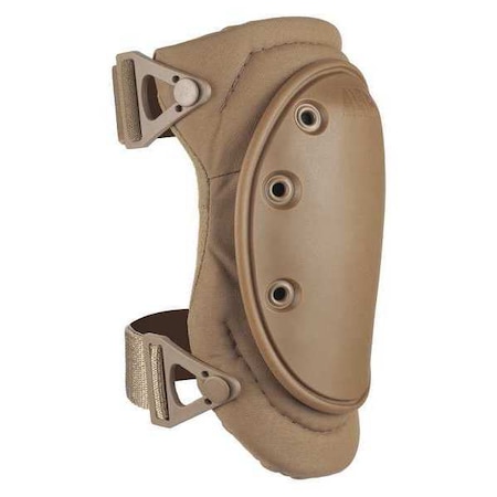 Knee Pad, Tactical, Foam Pad, Fabric Cap, Clip Closure, 2 Straps, Beige, Universal MPN:50413.14