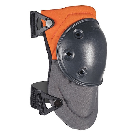Knee Pads, Hard Cap, Gel, Gray/Orange, PR MPN:50953.50
