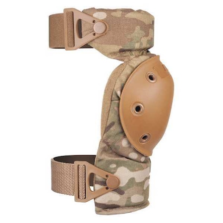 Knee Pad, Flexible, Foam Pad, Fabric Cap, Clip Closure, 2 Straps, Camouflage, Universal MPN:52913.16