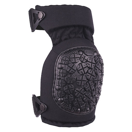 Knee Pads, Rubber Cap, Black, PR MPN:52933.00