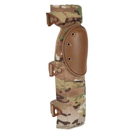Knee Pad and Shin Guard, Flexible, Foam Pad, Fabric Cap, Clip Closure, 3 Straps, Camouflage MPN:52953.16
