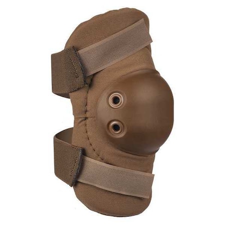 Elbow Pads, Tactical, Foam Pad, Rubber Cap, Clip Closure, 2 Straps, Brown, Universal MPN:53010.14