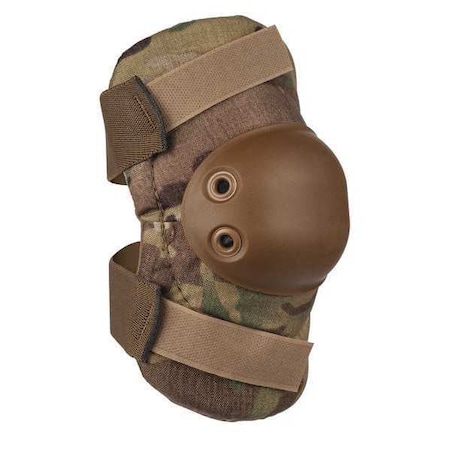 Elbow Pads, Tactical, Foam Pad, Rubber Cap, Clip Closure, 2 Straps, Camouflage, Universal MPN:53010.16