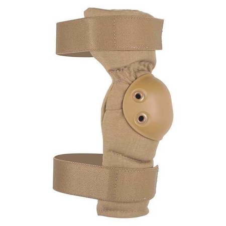 Elbow Pads, Flexible, Foam Pad, Rubber Cap, hook-and-loop Closure, 2 Straps, Brown, Universal MPN:53112.14