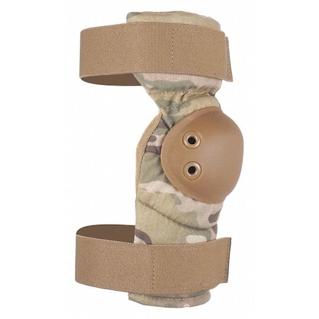 Elbow Pads, Flexible, Foam Pad, Rubber Cap, hook-and-loop Closure, 2 Straps, Camouflage, Universal MPN:53112.16