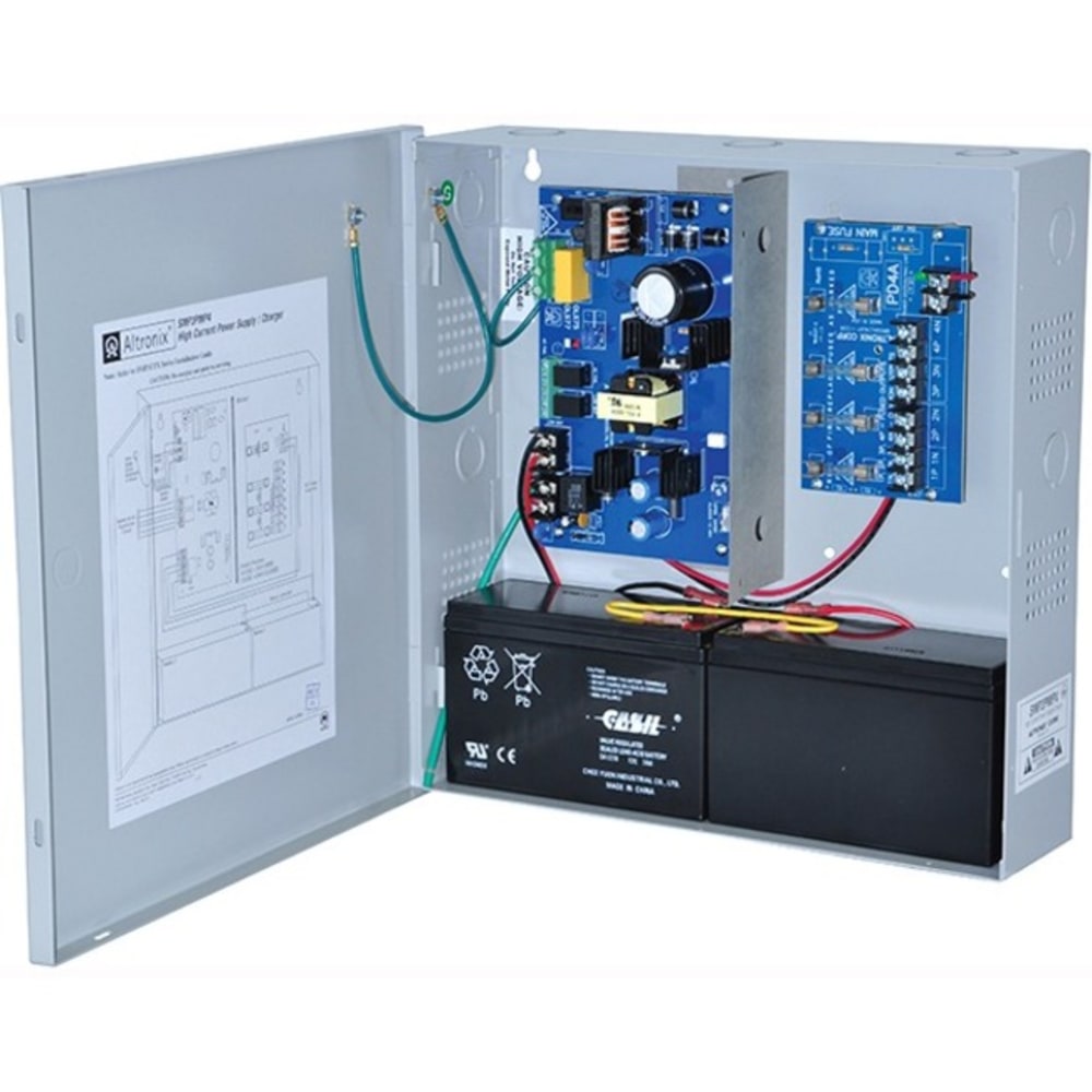 Altronix SMP3PMP4 - Power adapter + battery charger - AC 115 V - output connectors: 4 MPN:SMP3PMP4