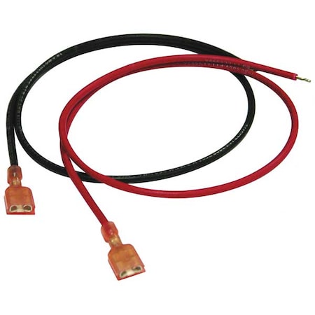 2 - 18 In Battery Leads, Red & Black MPN:BL3