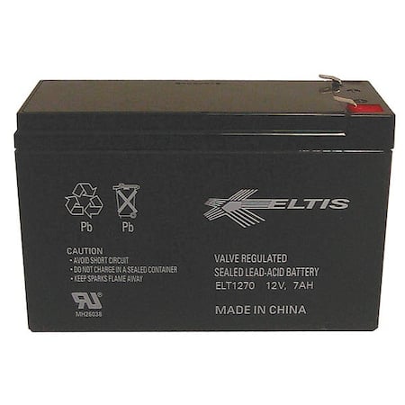 Lead Acid Battery- 12VDC/7Ah MPN:BT126