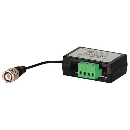 Video Balun/Combiner For 12VDC Cameras MPN:HUBWAYDV