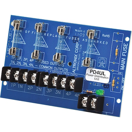 Power Dist Module 4 Output Fuse MPN:PD4UL