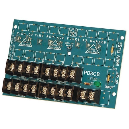 Power Dist Module 8 Output PTC MPN:PD8CB
