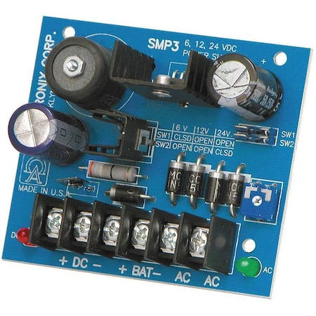 Power Supply 6/12/24VDC at 2.5A MPN:SMP3