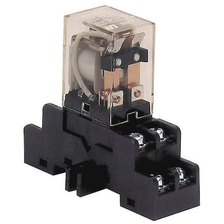 Din Rail Relay Module 12VDC 86Ma DPDT, Relay, - MPN:RDC12