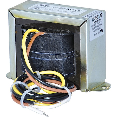 Class 2 Transformer, 100 VA, Not Rated, 24/28V AC, 120V AC MPN:T2428100
