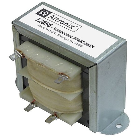 Class 2 Transformer, 57 VA, Not Rated, 28V AC, 115V AC MPN:T2856