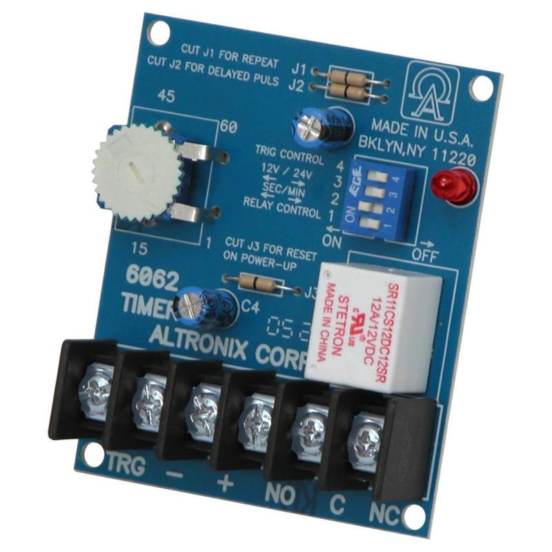Altronix 6062 1-Hour Digital Timer For Access Control (Min Order Qty 3) MPN:6062