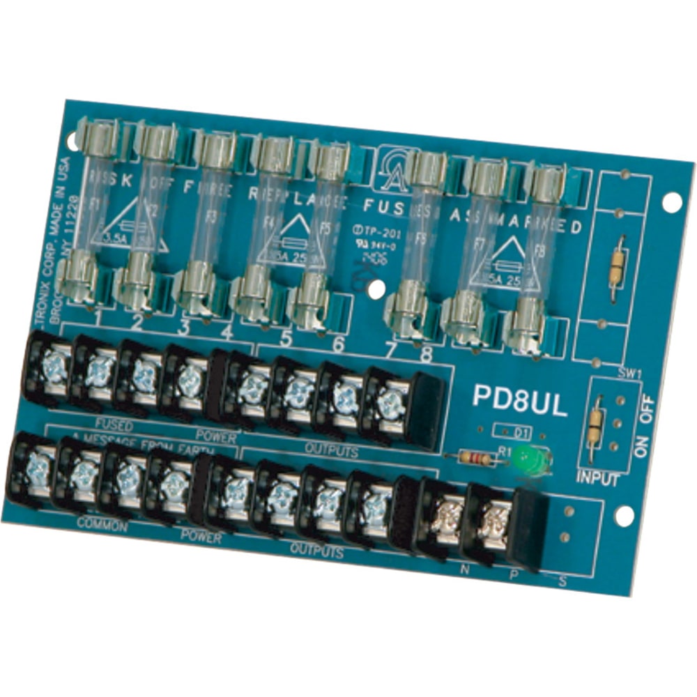 Altronix PD8UL Power Distribution Module - 28 V AC, 28 V DC MPN:PD8UL
