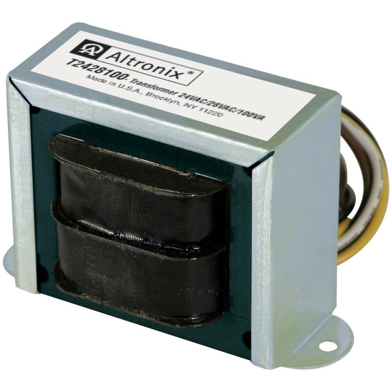 Altronix T2428100 Step Down Transformer - 100 VA - 110 V AC Input - 24 V AC, 28 V AC Output (Min Order Qty 2) MPN:T2428100