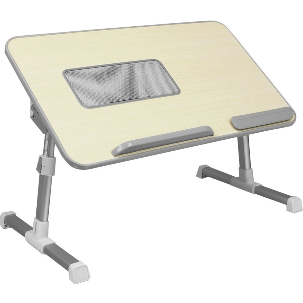 Aluratek Adjustable Ergonomic Laptop Cooling Table with Fan - Rectangle Top - 88 lb Capacity - Adjustable - ACT01F MPN:ACT01F