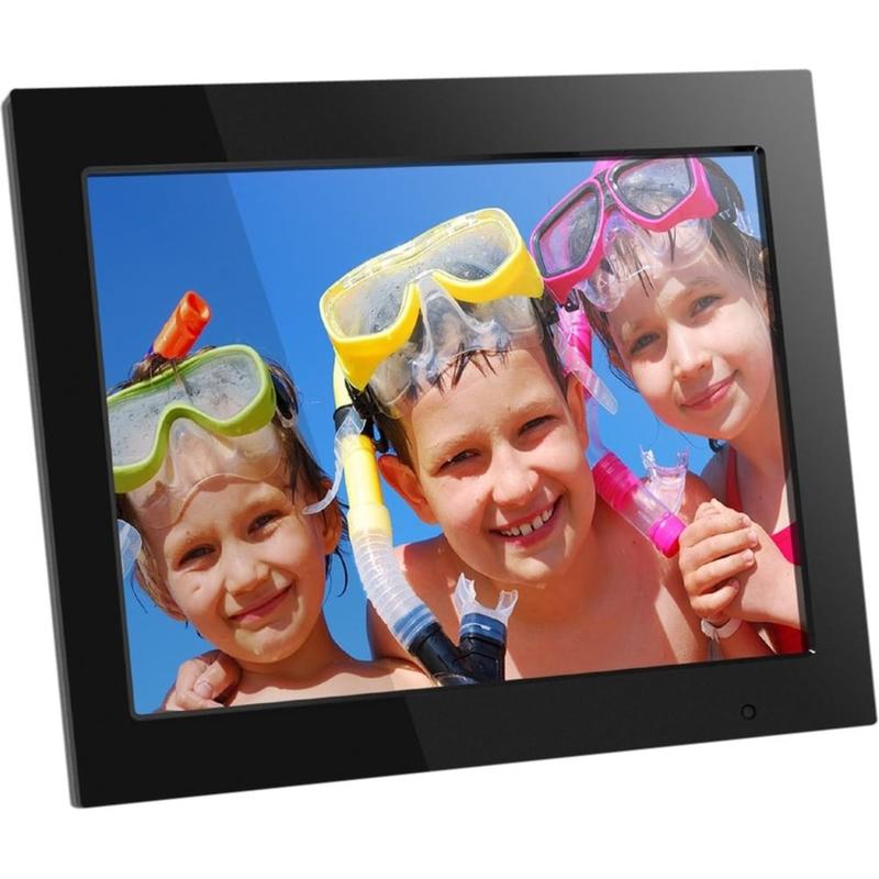 Aluratek ADMPF315F 15in High-Resolution Digital Photo Frame, 14in x 1.13in x 12in, Black MPN:ADMPF315F