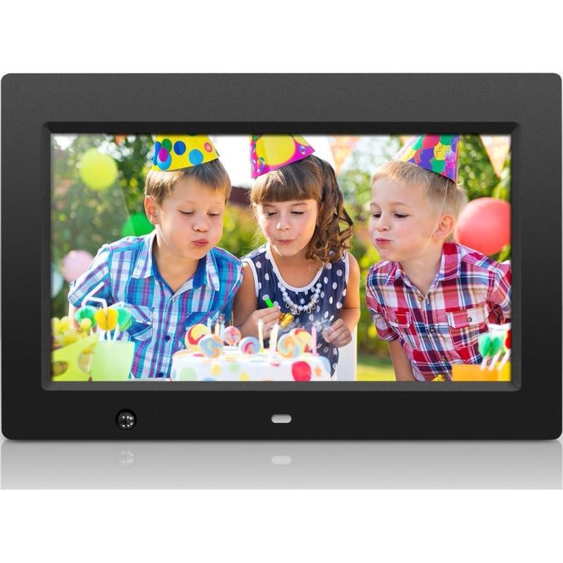 Aluratek 10in Digital Photo Frame With Motion Sensor And 4GB Built-in Memory, Black MPN:ADMSF310F