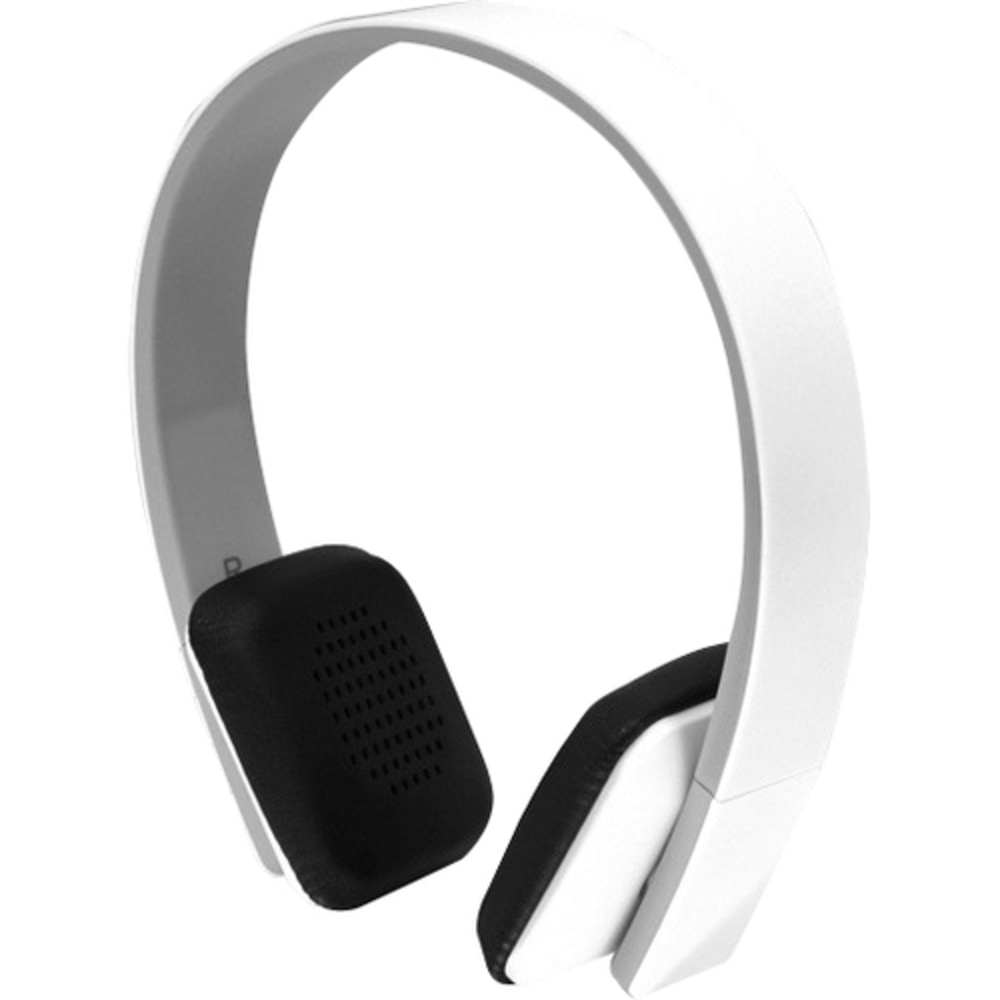 Aluratek ABH04F Bluetooth Wireless Over-The-Ear Stereo Headphones, White MPN:ABH04F