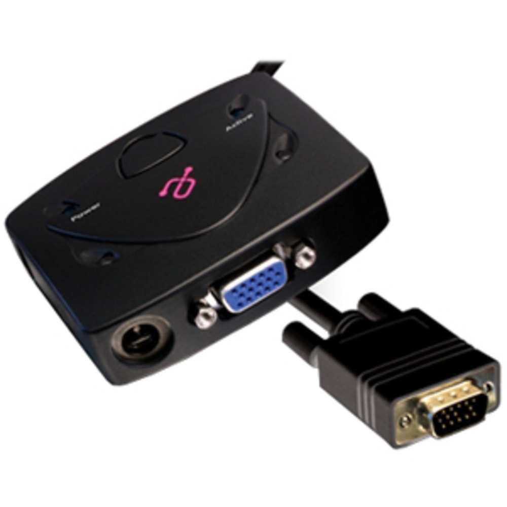 Aluratek AVS02 2-Port VGA Splitter - 2 x Monitor - 1920 x 1440 - SVGA MPN:AVS02