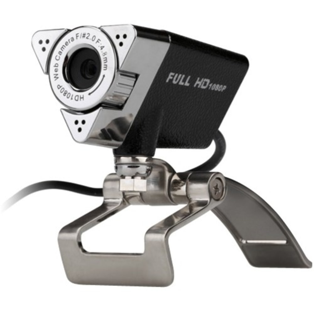 Aluratek AWC01F Video Conferencing Camera - 2 Megapixel - 30 fps - Black - USB 2.0 - 15 Megapixel Interpolated - AWC01F MPN:AWC01F