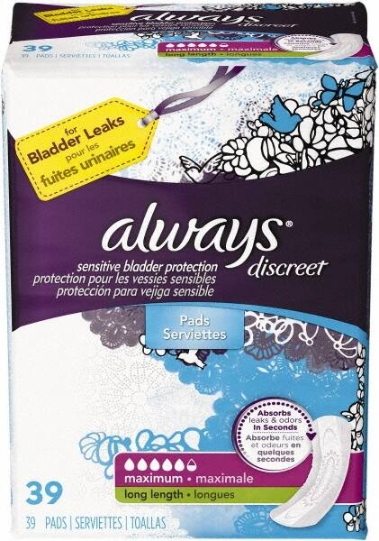 (3) 39-Packs Folded Sanitary Napkins MPN:PGC92729