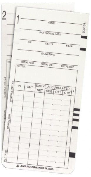 Time Cards & Time Clock Accessories MPN:ARX-101300