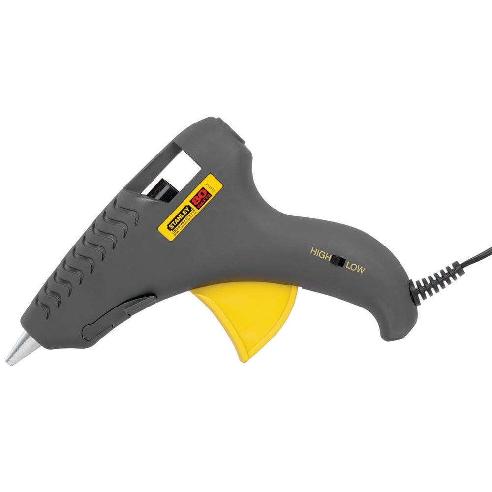 Stanley Bostitch Glueshot Dual-Melt Glue Gun, 7inH x 1/4inW x 10 3/4inD, Gray/Yellow (Min Order Qty 3) MPN:GR252