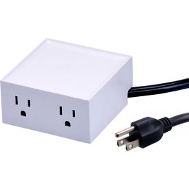 Bostitch Office Konnect™ Stackable Power Hub White KT2-POWER-WHT