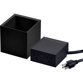 Bostitch® Konnect™ Power Expansion Kit Pencil Cup & 2 Outlet Charger For Desktop Black KT2-PTLCUP