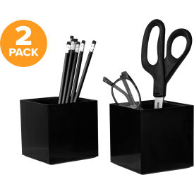 Bostitch Office Konnect™ Stackable Pencil Cup 2-Pack Black KT2-TLCUPKIT-BLK
