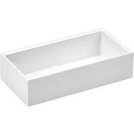 Bostitch® Konnect™ Accessory Tray Wide Stacks For Desktop Storage White KT2-WDCUP-WHT