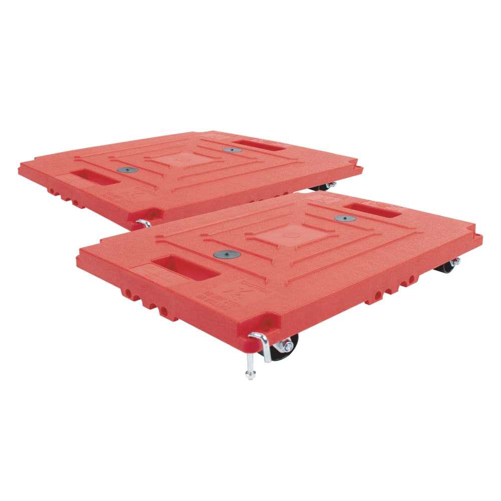 Bostitch Mule Dollies, 3-1/8inH x 14inW x 18-1/2inD, Red, Pack Of 2 Carts MPN:BMULELG - 2PK