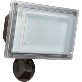 Amax® LED Flood Light With Protective Lens Cover 42W 3500 Lumens 80 CRI Bronze LED-FL55BZ