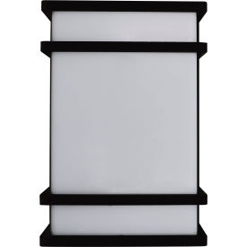 Amax® LED Square Wall Sconce 15W 120V Black Finish LED-WS15BLK-SQ
