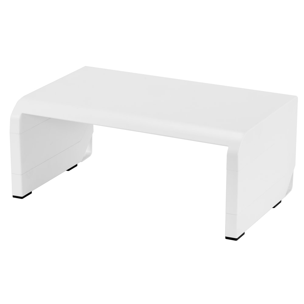 Bostitch Konnect Monitor Stand, 2-3/8inH x 16-3/16inW x 9-7/8inD, White MPN:KT-STAND-WHT