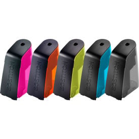 Bostitch® Office Battery Pencil Sharpener Hinged Tray Colored Pencil Compatible Multi-Color BPS2-ASST