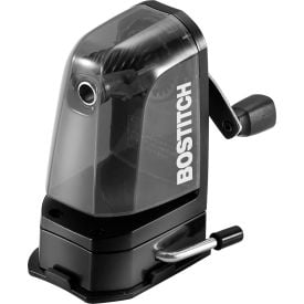 Bostitch® Office Multi-Mount Manual Pencil Sharpener Vacuum/Screw Mount Black MPS2-BLK