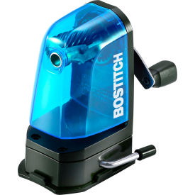 Bostitch® Office Multi-Mount Manual Pencil Sharpener Vacuum/Screw Mount Blue MPS2-BLUE